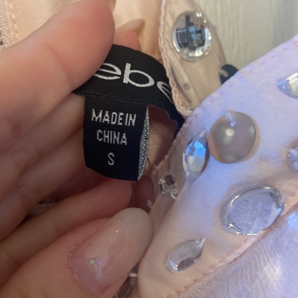 NWT pink ombre Bebe cocktail dress - Picture 4 of 5